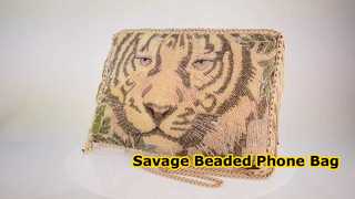Bubbles & Bliss Crossbody Handtas Baeded telefoontasje Savage Crossbody Handtas
