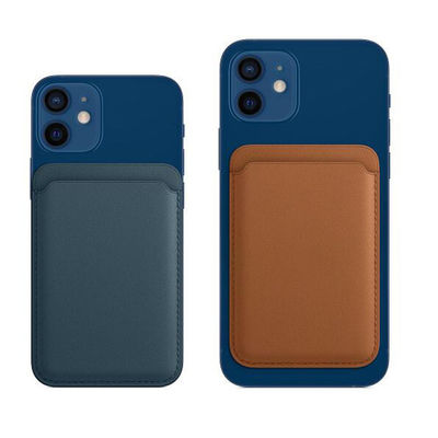 Snap Button Lederen Portemonnee Kaartkoffer 50 gram Draagbare opslagkoffer Compact Slim Design Ideaal voor zakelijke professionals