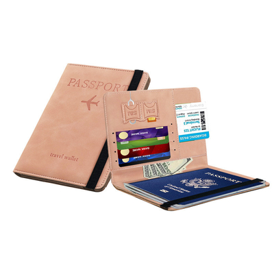 AMAZON PU LEER PASSPORT BAG RFID MULTI-FUNCTIONALE PASSPORT HOLDER PASSPORT DEKKER paspoort DEKKER
