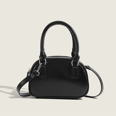 Nieuwe mode handtas Koreaanse retro PU kleine body bag crossbody bowling tas vrouwen