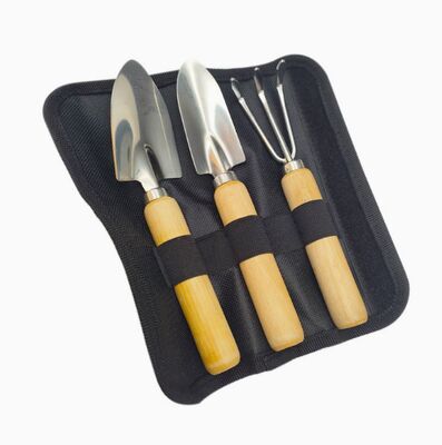 Children's gardening tools - wooden handle multi-functional shovel, rake, spade, soil loosening tool, garden and landscaping supplies, household planting tools, balcony planting, flower planting