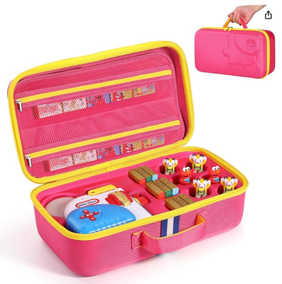Hard Carrying Case Fits for Little Tikes Story Dream Machine Boeken Starter Set, Grote beschermende reiscontainer Case voor Storytime Audio Play Real voor Littles Character Collection, (Box Only)