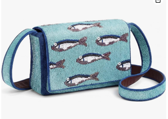 Handgemaakte Kralen Schoudertas voor Dames, 12,7 x 20,3 x 4,4 cm Kralen Crossbody Portemonnee