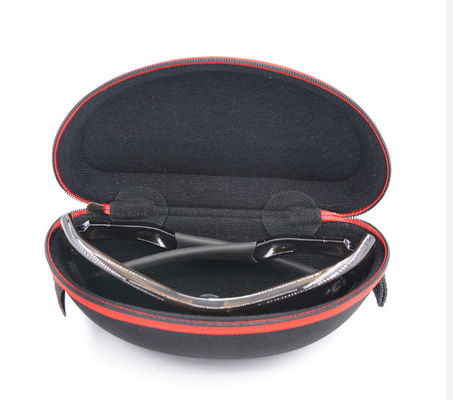 De zwarte 1680D-Druk van Polyestereva sunglasses case custom logo