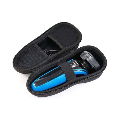 Lichte EVA-hardkasten met riemband en metalen ritstrekken die opslag bieden voor scheerapparaat en accessoires