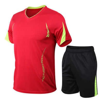Van de Zomer Lopende Sporten van mensen van de Slijtagekledingstukken Korte de Kokert-shirt 5 Minuten het Snelle Drogen