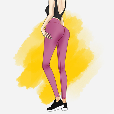 De Geschiktheidsvrouwen van de broek van het de Yogakostuum van Vrouwelijke Perzik van de de Hoogtetaille het Strakke de Rekbodem Lopen