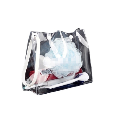 Transparante 3 mm cosmetische opbergtas Pvc materiaal CA65 testen