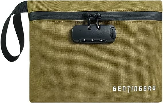 Geldzak met slot KaAutoler Brand- en waterdicht geldzak met rits sluitend branddicht kluis geldzak Locki