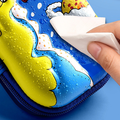 Potloodkoffer 3D EVA Space Pencil Box Galaxy Pencil Case Astronaut Pencil Punch Blauw Cartoon Pencil Holders Groot