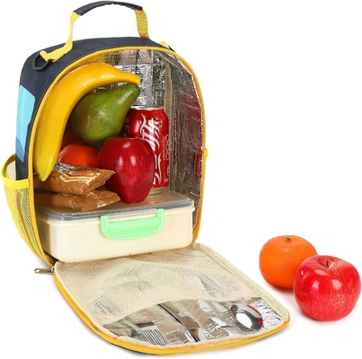 Kinderen lunchbox voor schoolmeisjes jongens geïsoleerde lunchtassen met schouderband herbruikbare lunchkoeler Tote voor reizen Pini