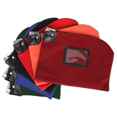 12W X 9H - LOCKING DEPOSIT BAGS - 14oz katoenen doek