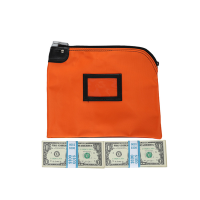 Laminated NYLON LOCKING DEPOSIT BAGS - 12W X 9H - Klaar voor verzending