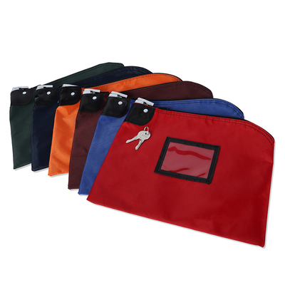 Laminated NYLON LOCKING DEPOSIT BAGS - 12W X 9H - Klaar voor verzending