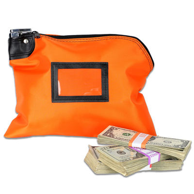 Laminated NYLON LOCKING DEPOSIT BAGS - 12W X 9H - Klaar voor verzending