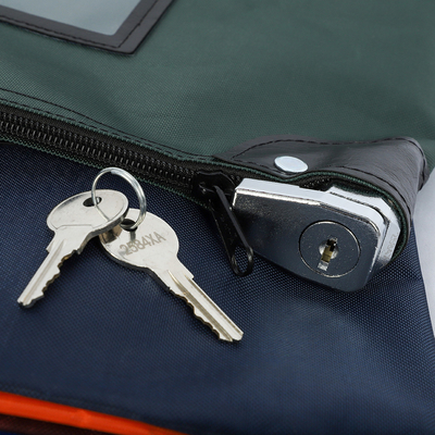 Laminated NYLON LOCKING DEPOSIT BAGS - 12W X 9H - Klaar voor verzending
