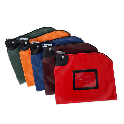 Laminated NYLON LOCKING DEPOSIT BAGS - 10W X 8H - Klaar voor verzending