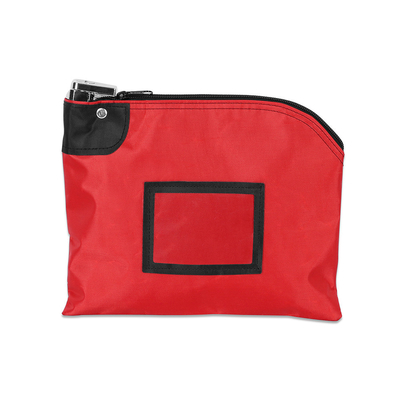 Laminated NYLON LOCKING DEPOSIT BAGS - 10W X 8H - Klaar voor verzending