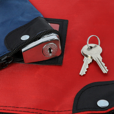Laminated NYLON LOCKING DEPOSIT BAGS - 10W X 8H - Klaar voor verzending