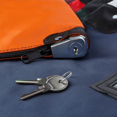 Laminated NYLON LOCKING DEPOSIT BAGS - 15W X 11H - Klaar voor verzending