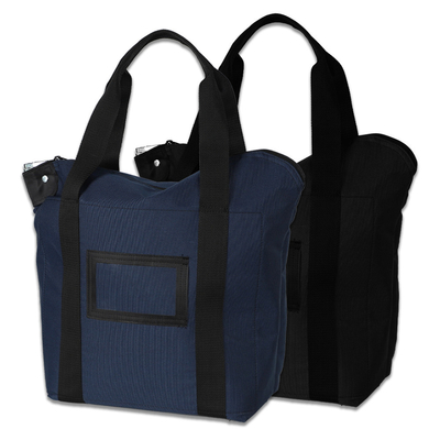 1400 DENIER CORDURA LOCKING COURIER briefcase tassen W/ handvaten - 17W X 14H X 6D - Klaar voor verzending