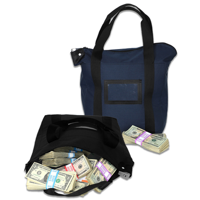 1400 DENIER CORDURA LOCKING COURIER briefcase tassen W/ handvaten - 17W X 14H X 6D - Klaar voor verzending