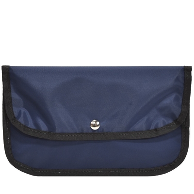 Split MONEY BAG NAVY BLAU NYLON CLUTCH waterdichte tas - Klaar om te verzenden - op maat gemaakt