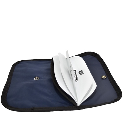 Split MONEY BAG NAVY BLAU NYLON CLUTCH waterdichte tas - Klaar om te verzenden - op maat gemaakt