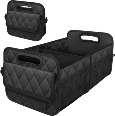 Auto kofferbak organisator voor SUV, auto organisatoren en opslag met 6 zakken, auto accessoires voor vrouwen/mannen 50L waterdicht