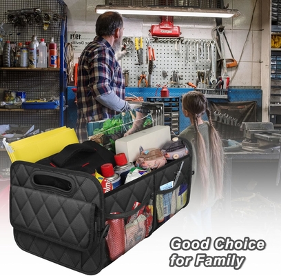 Auto kofferbak organisator voor SUV, auto organisatoren en opslag met 6 zakken, auto accessoires voor vrouwen/mannen 50L waterdicht