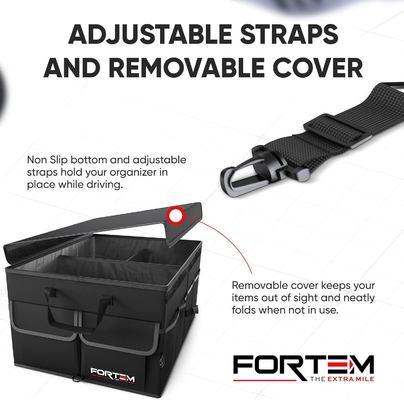Auto Kofferbak Organisator, Opvouwbare Multi Compartment Car Organisator, Opvouwbare SUV opslag voor auto accessoires voor vrouwen