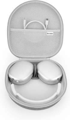 Smart Case voor Apple AirPods Max ondersteunt slaapmodus, harde organisator draagbare vervoerbare reisdek opslagzak