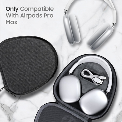 Airpods Max Hoesje, Hard Hoofdtelefoon Hoesje Opbergtas, Schram- en stofwerende Draagbare Reishoesje Pouch Bag voor Airpod