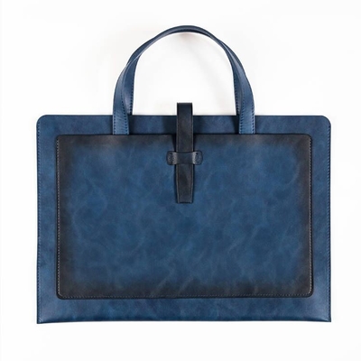 Nieuwe PU LEER GROTE CAPITATIE Briefcase LEER BUKLE BUSINESS DOCUMENT PORTABLE BAG waterdicht