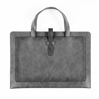 Nieuwe PU LEER GROTE CAPITATIE Briefcase LEER BUKLE BUSINESS DOCUMENT PORTABLE BAG waterdicht