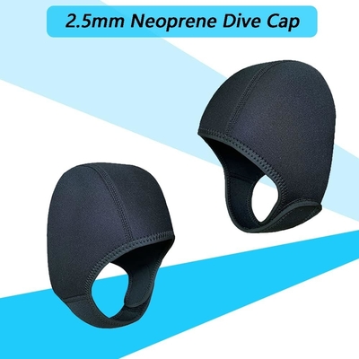2.5mm Neoprene duikpet Surfpet,duikhoed,Thermal wetsuit hoed cap met kin riem,Winddicht cap voor surfen kajak Raf