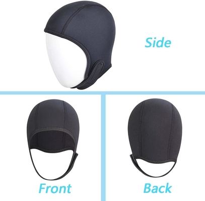 2.5mm Neoprene duikpet Surfpet,duikhoed,Thermal wetsuit hoed cap met kin riem,Winddicht cap voor surfen kajak Raf