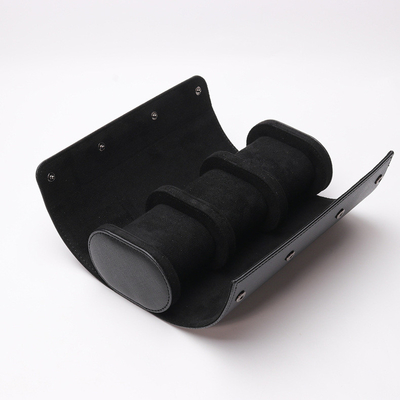 EXPLOSIVE VERKOOP CYLINDER PU LEER DRIJEN Display VAN REIS MULTIFUNCTIONELE opslag verpakking horloge doos