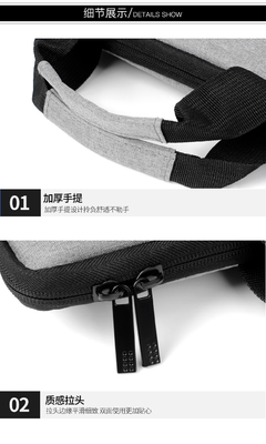 LAPTOP BAG 14/15.6-inch HANDBAG GEDICKTE SHOCK-BESTAND, WATER-BESTAND EN GRAATBESTAND PC-BAG