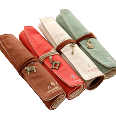 FREESHE AND FASHIONABLE grote capaciteit pen tas potlood hoesje eenvoudig creatief junior middelbare school mannen en vrouwen canvas potlood