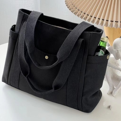 Canvas tas Tote uitgaan canvas alles-in-één werk hoge verschijning niveau pendelen grote capaciteit kunststudent enkele schouder