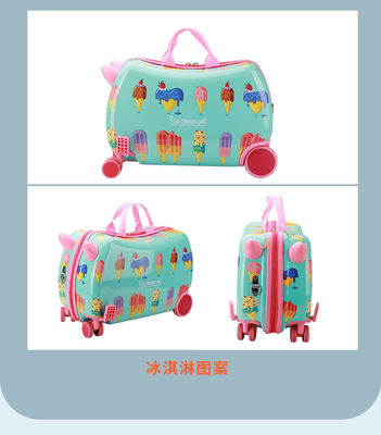 KINDERS MULTI-FUNCTIONALE TROLLEY BOX Nieuwe rijdende koffer MULTI-WHEEL cartoon baby koffer rijdend