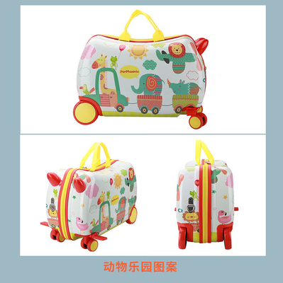 KINDERS MULTI-FUNCTIONALE TROLLEY BOX Nieuwe rijdende koffer MULTI-WHEEL cartoon baby koffer rijdend