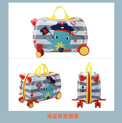 KINDERS MULTI-FUNCTIONALE TROLLEY BOX Nieuwe rijdende koffer MULTI-WHEEL cartoon baby koffer rijdend