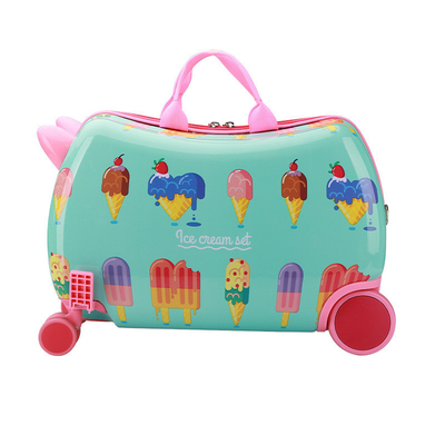 KINDERS MULTI-FUNCTIONALE TROLLEY BOX Nieuwe rijdende koffer MULTI-WHEEL cartoon baby koffer rijdend