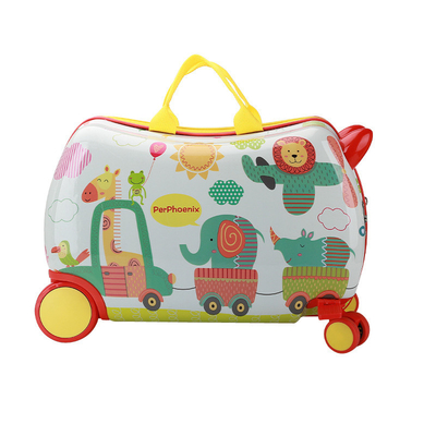 KINDERS MULTI-FUNCTIONALE TROLLEY BOX Nieuwe rijdende koffer MULTI-WHEEL cartoon baby koffer rijdend