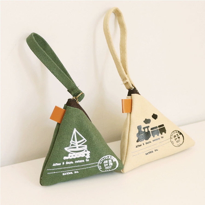 Persoonlijkheid creatief retro ZONGZI munt portemonnee Vrouwelijke MINI canvas kunst schattig munt tas sleuteltas