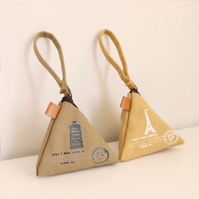 Persoonlijkheid creatief retro ZONGZI munt portemonnee Vrouwelijke MINI canvas kunst schattig munt tas sleuteltas