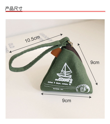 Persoonlijkheid creatief retro ZONGZI munt portemonnee Vrouwelijke MINI canvas kunst schattig munt tas sleuteltas