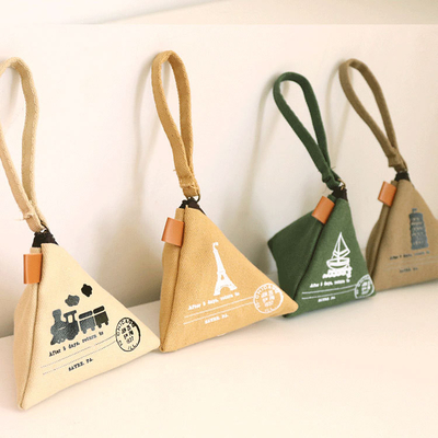 Persoonlijkheid creatief retro ZONGZI munt portemonnee Vrouwelijke MINI canvas kunst schattig munt tas sleuteltas
